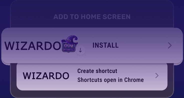 Prima o botão «Instalar» no ecrã.